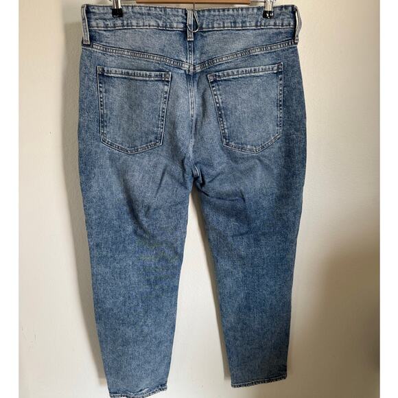 Old Navy O.G. Straight High-Rise Jeans Size 14 - Picture 2 of 6